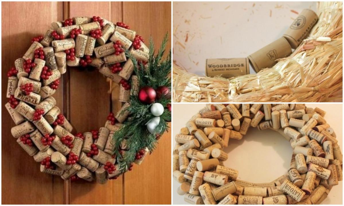 Нестандартен коледен венец