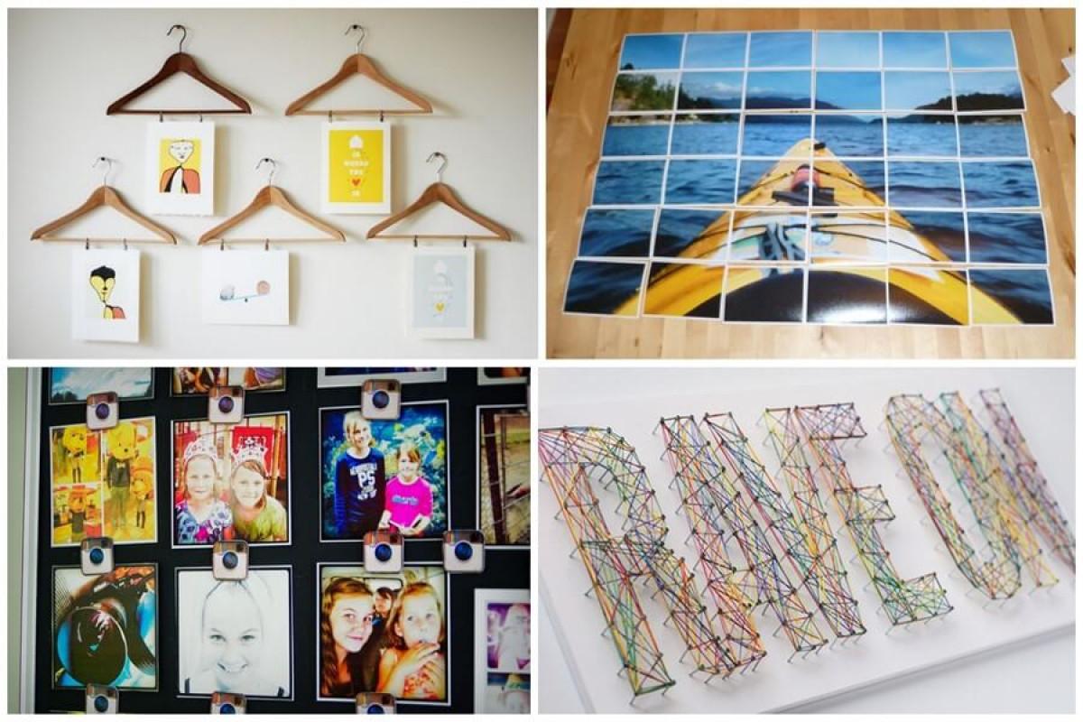 5 креативни идеи за декорации за стена