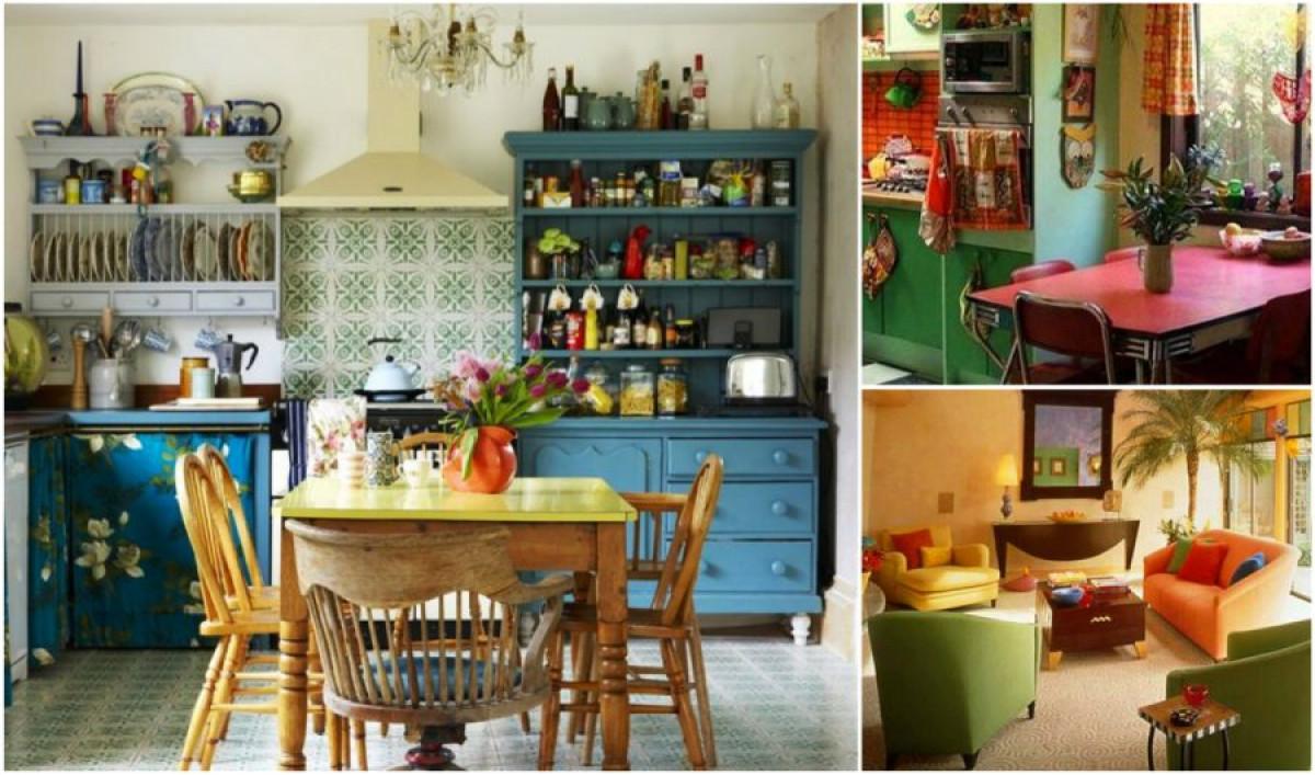 Ретро мебели и цветове