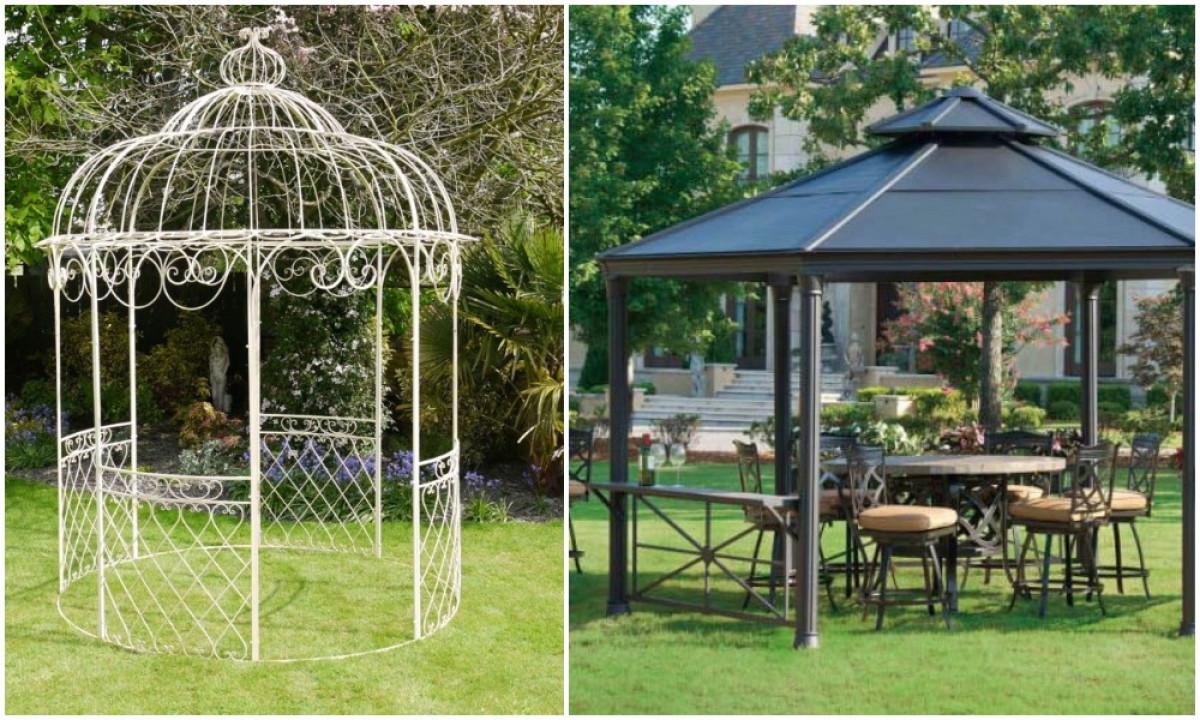 Метална конструкция за беседка