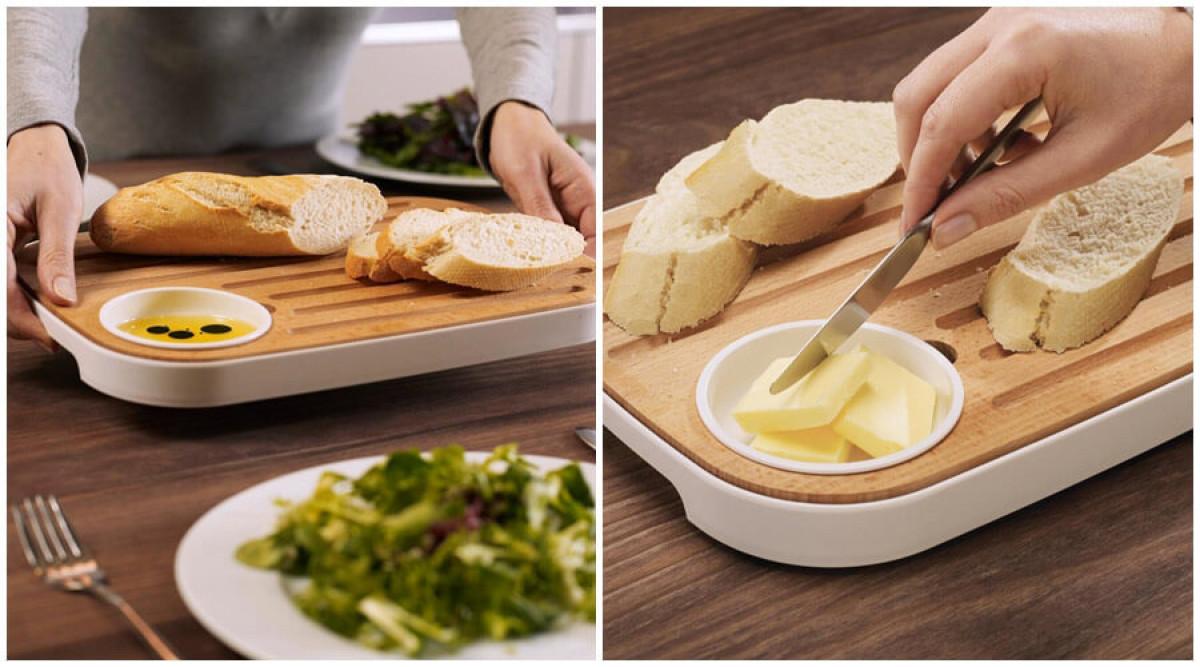 Сервирайте хрупкавите хлебчета отделно