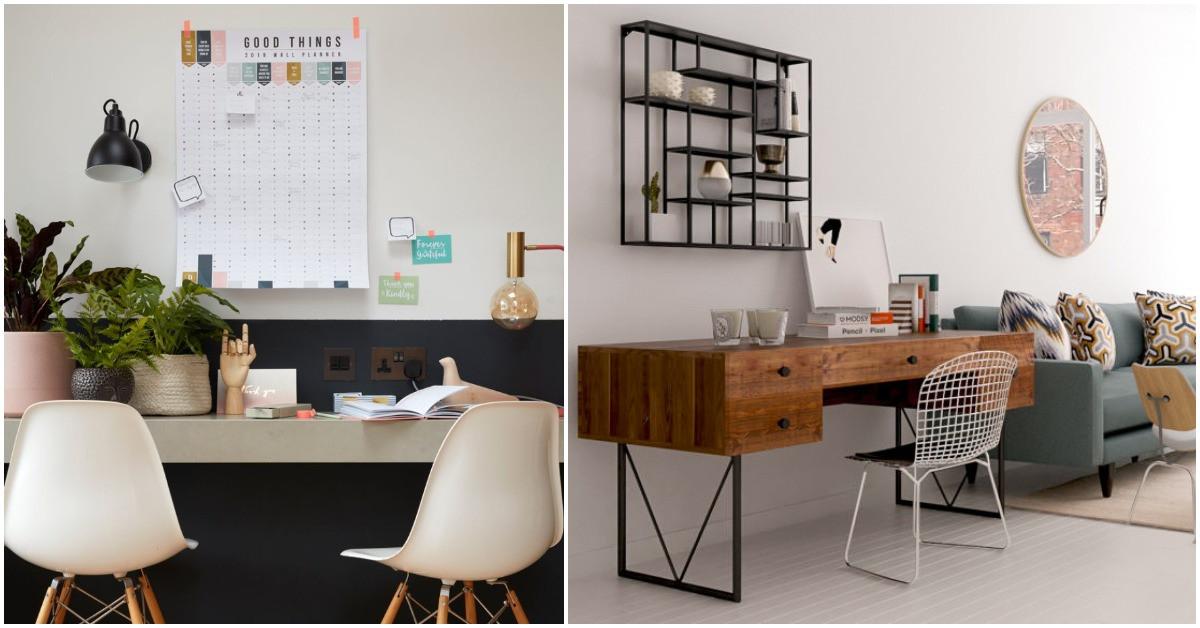 Създайте домашен кът за работа при ограничено пространство