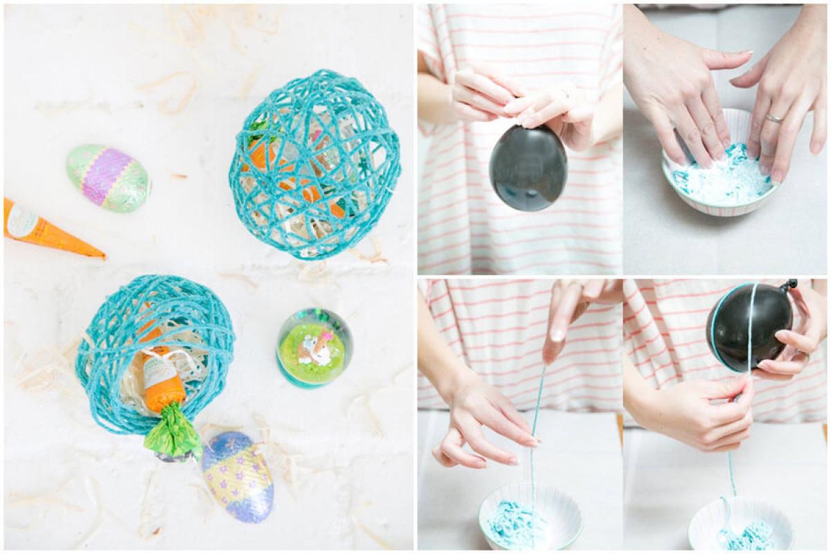 Изненадайте малчуганите с "плетено" яйце, пълно с лакомства