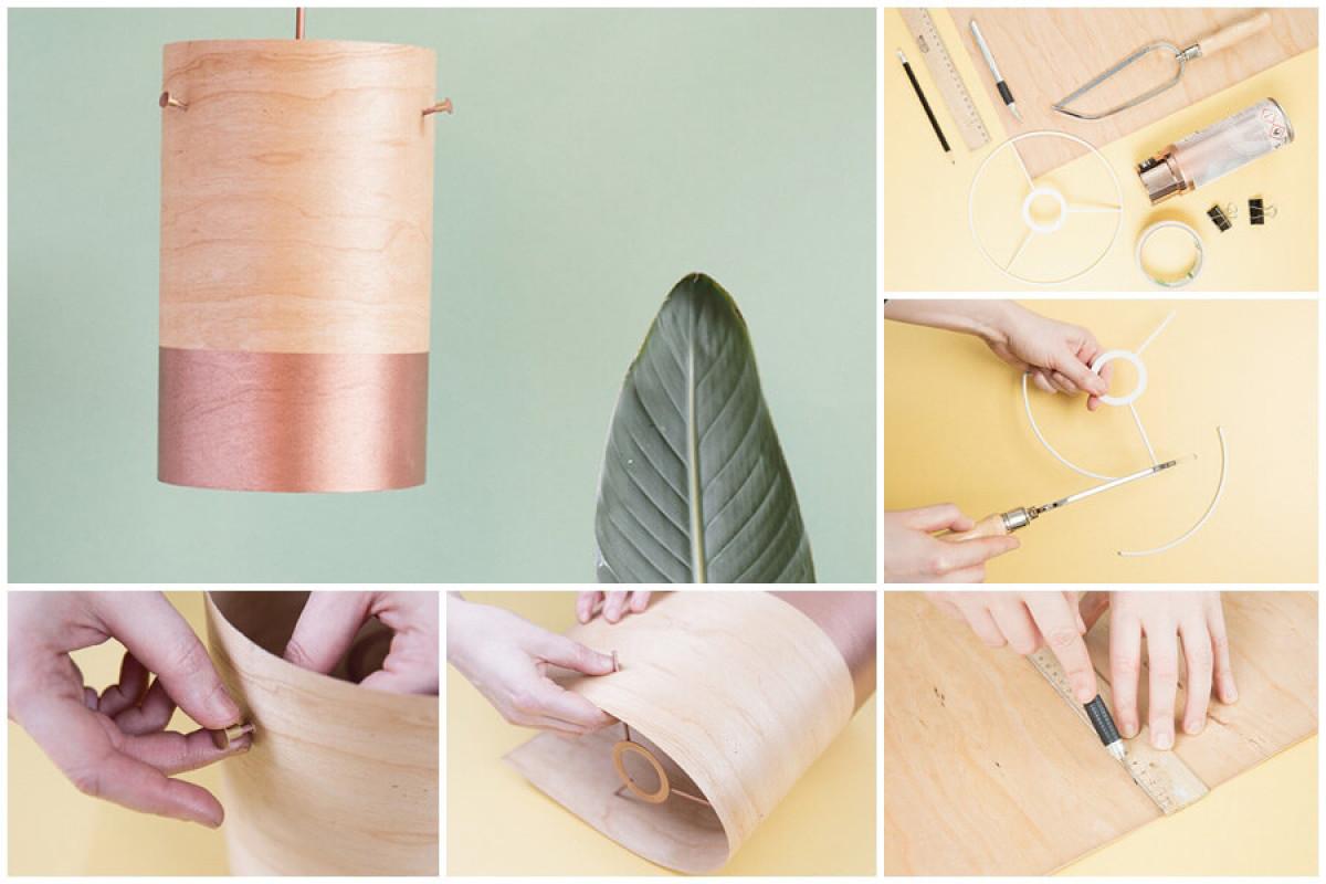 Дървен абажур за по-уютен и хармоничен дом