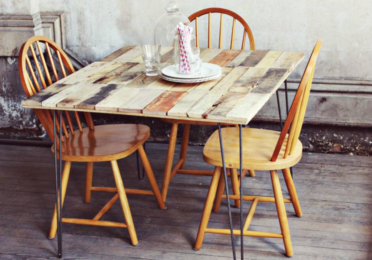 Лека, но ефектна конструкция от палети