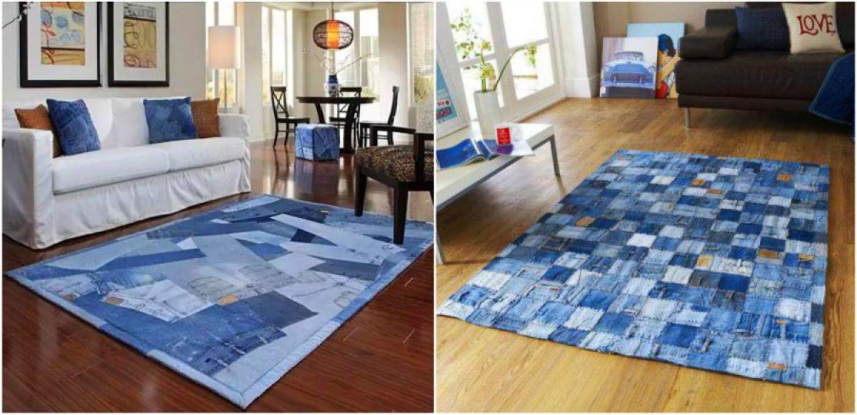 Килим от дънки за пода!