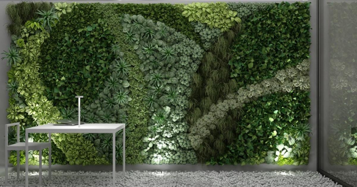 Изберете вида на вертикалната градина или стена