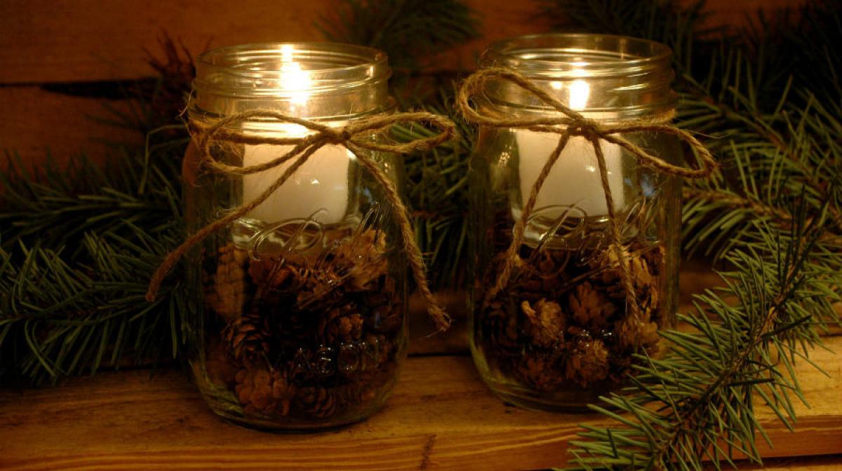 Прегръдка от шишарки