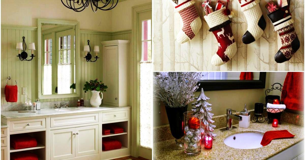 Позволете на коледния дух да завладее банята!