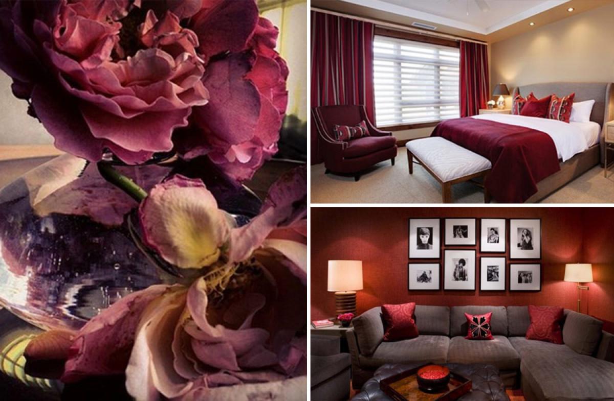 Цветът Марсала навлиза в интериорния дизайн през 2015г.