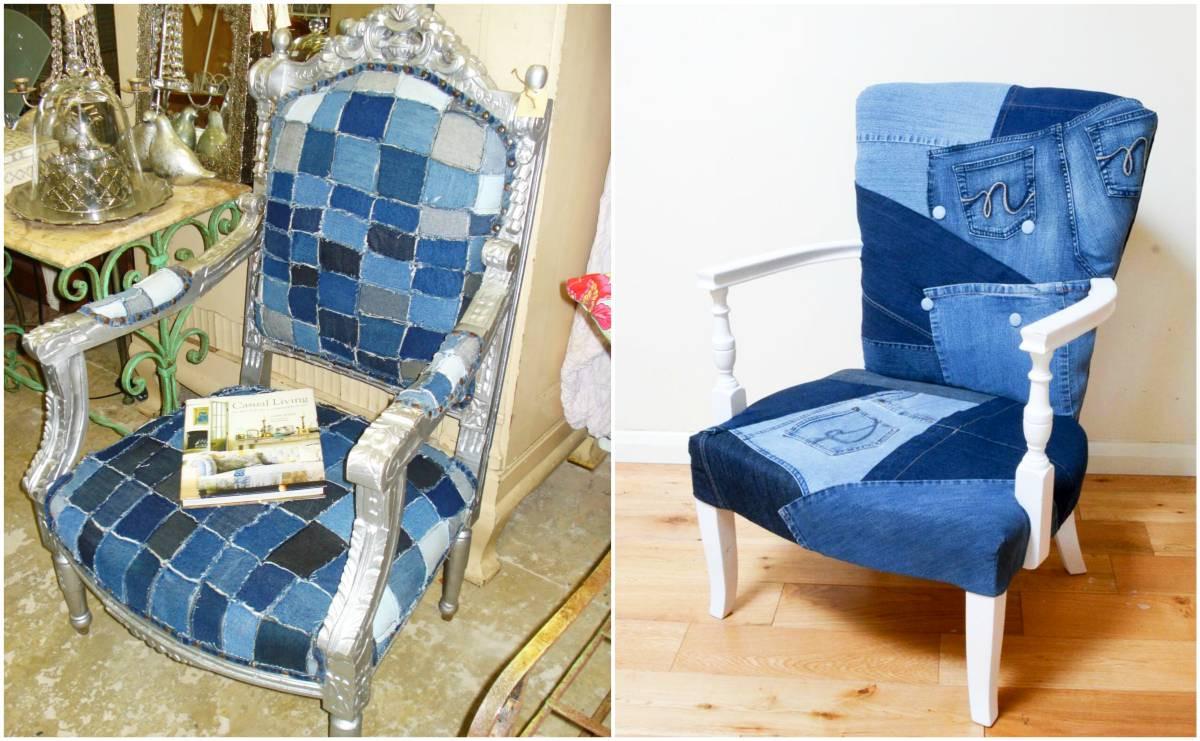 Дънкови тапицерии за столовете!