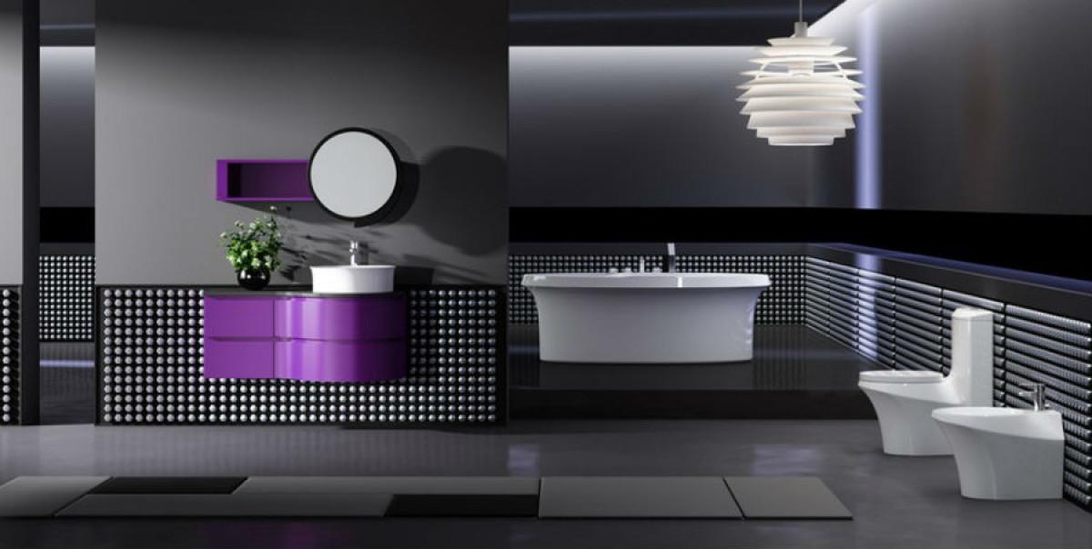 Няма как да не харесате тази великолепна лилава мивка!