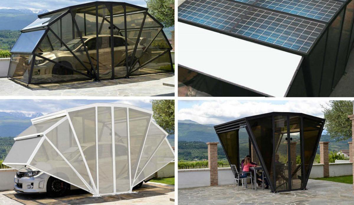 GazeBox - сгъваем гараж-беседка за зима и лято