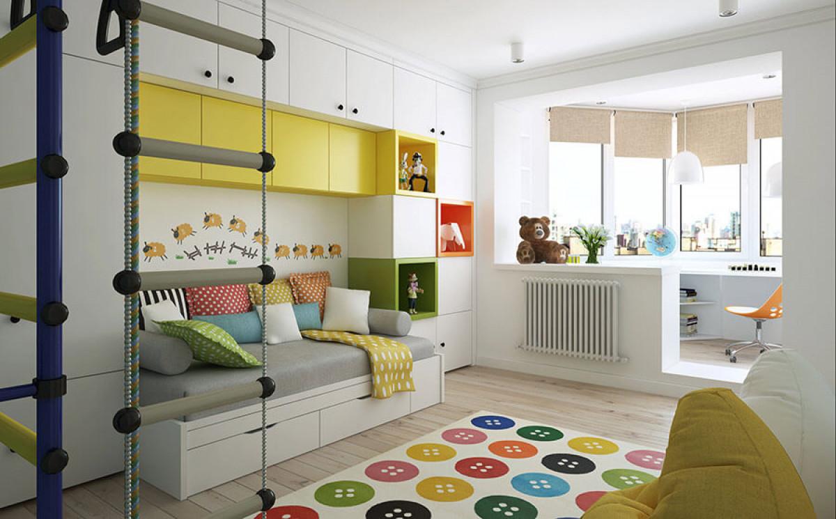 Оползотворете балкона към детската стая