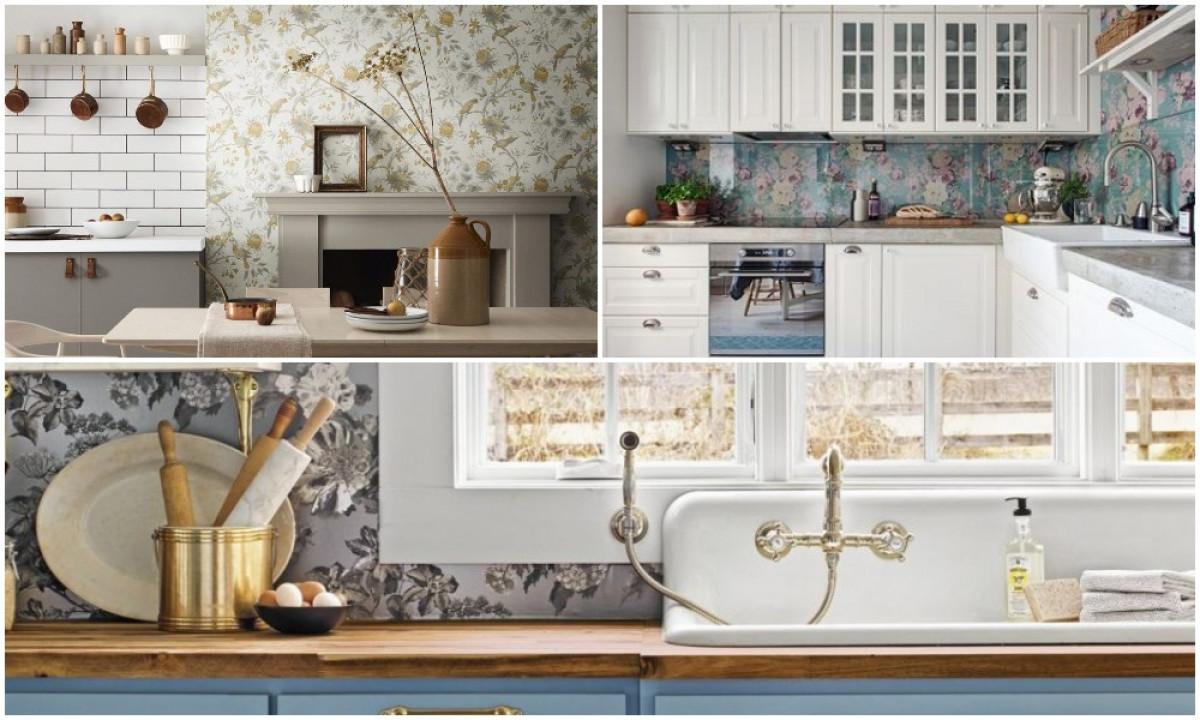 Съживете кухнята с красив тапет