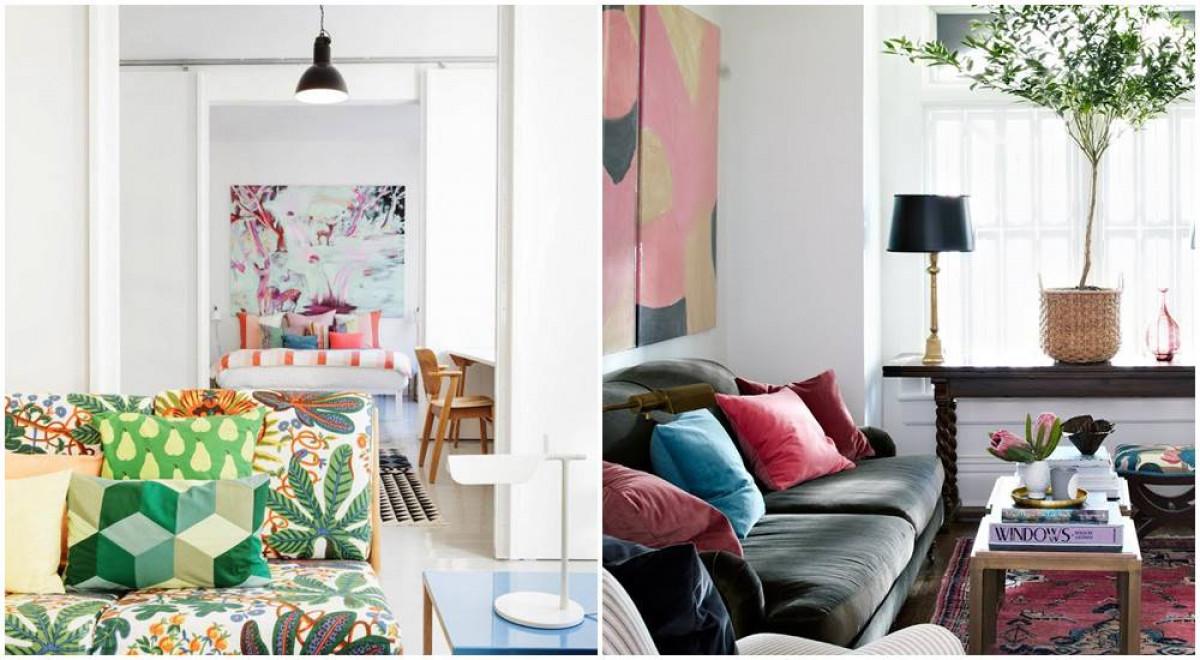 Внесете цветове, които да наситят стаята с позитивно настроение