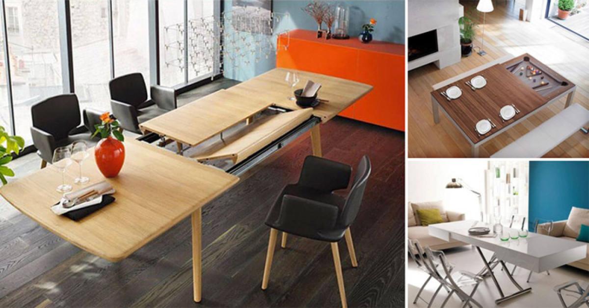 6 функционални разтегателни маси за ефективно оптимизиране на пространството