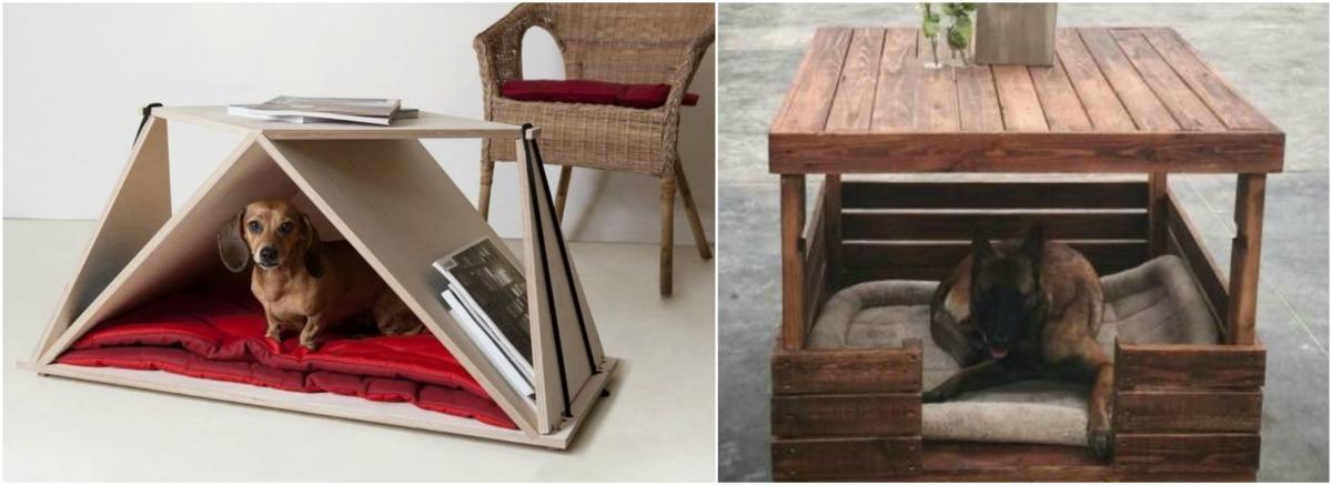 Превърнете холната маса в лична къщичка за кучето си