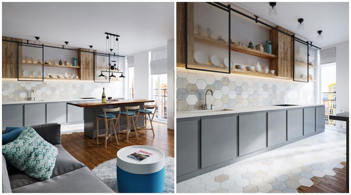 Следва функционална кухня и удобна трапезария