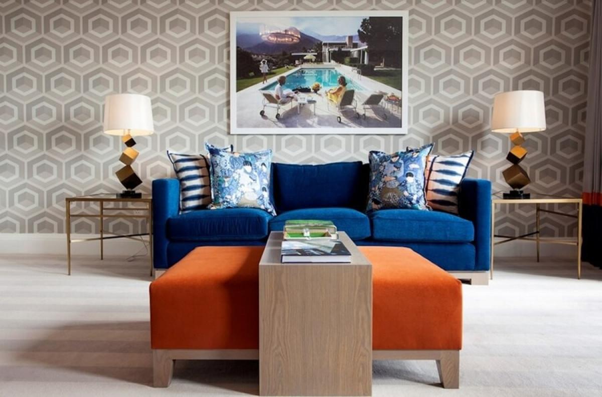 Малка стая и геометрични тапети - защо не?