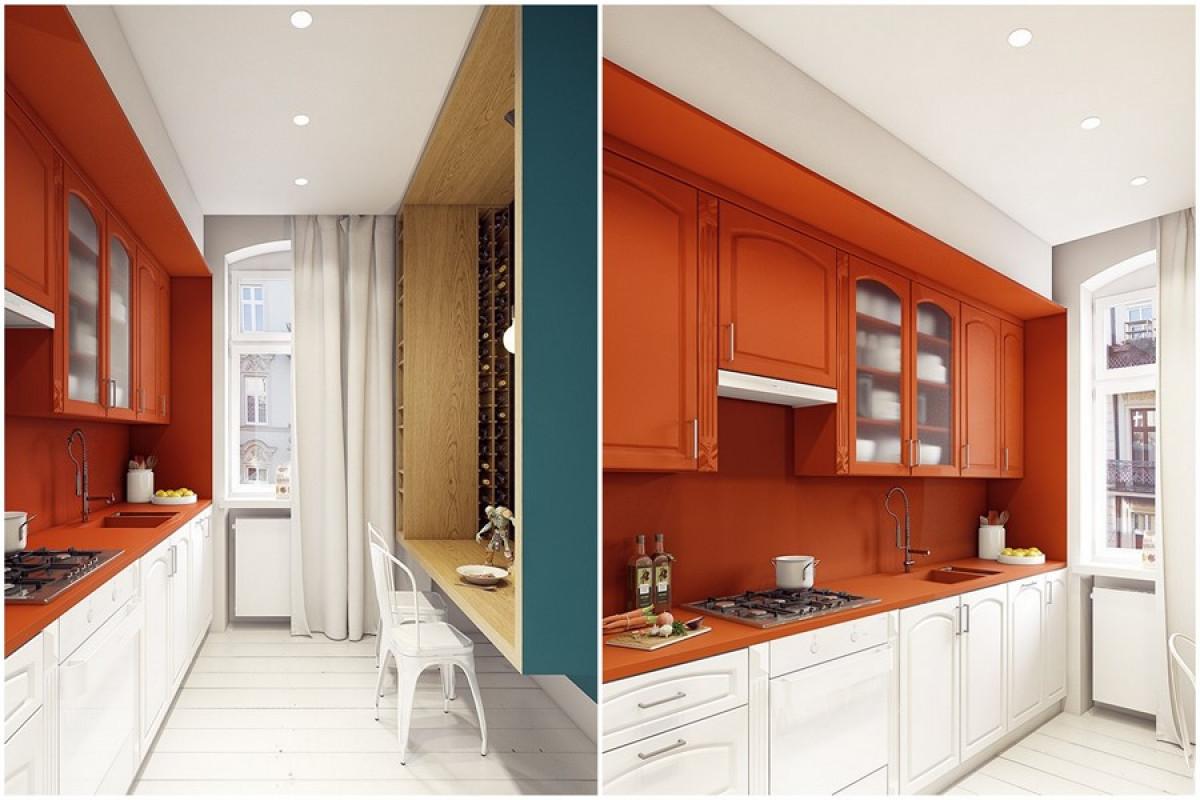 Елегантната кухня е истински очарователна