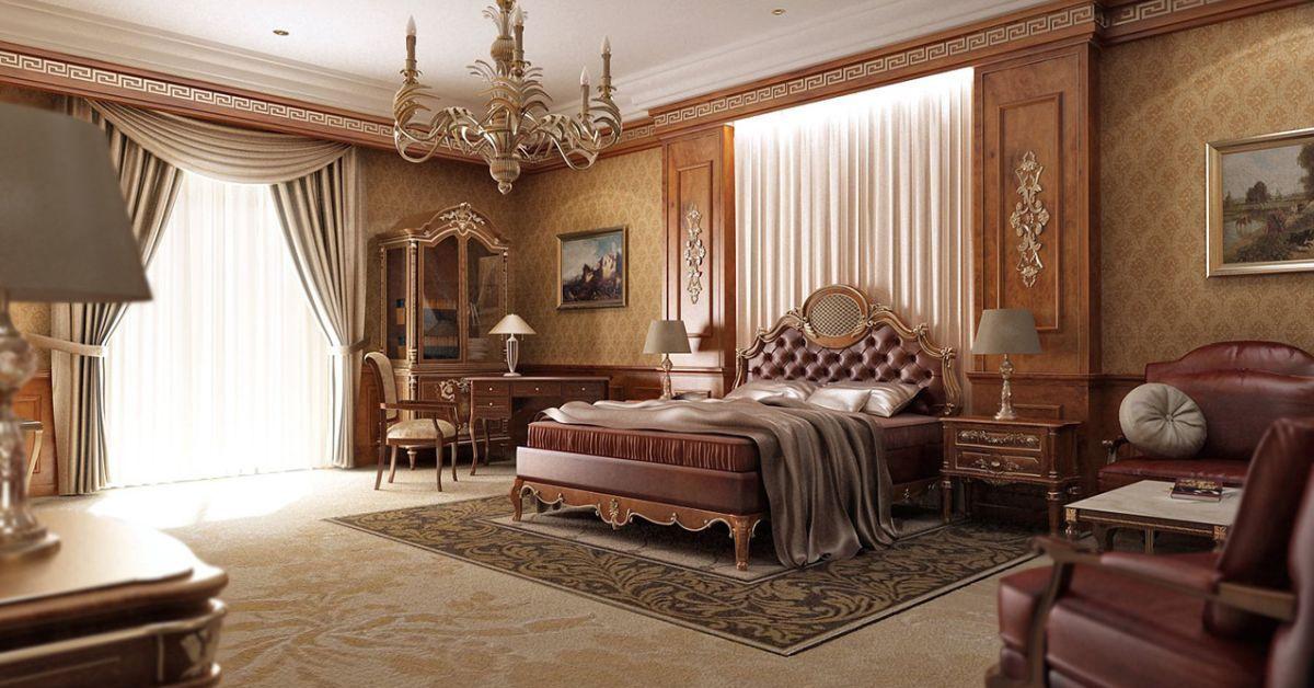 Класическа спалня като по учебник