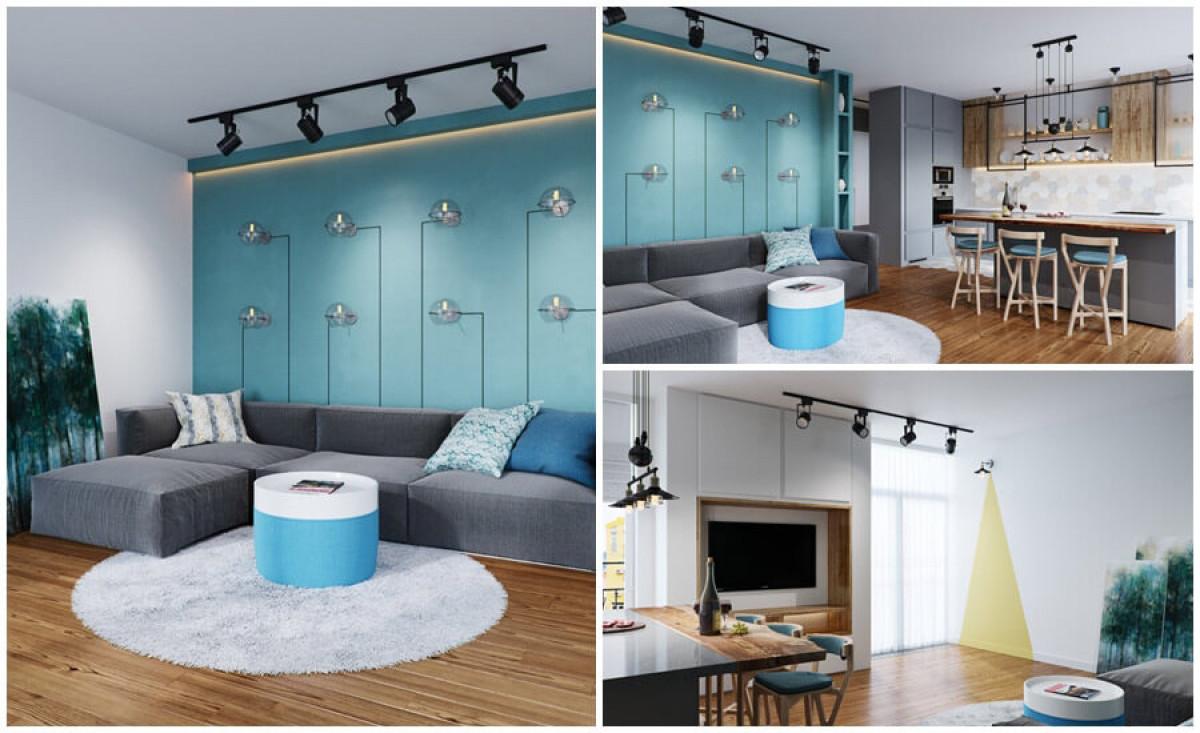 Хладна, но изключително гостоприемна дневна