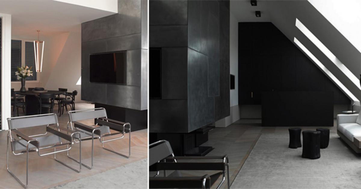 Модерно преустройство на мансарда във Виена