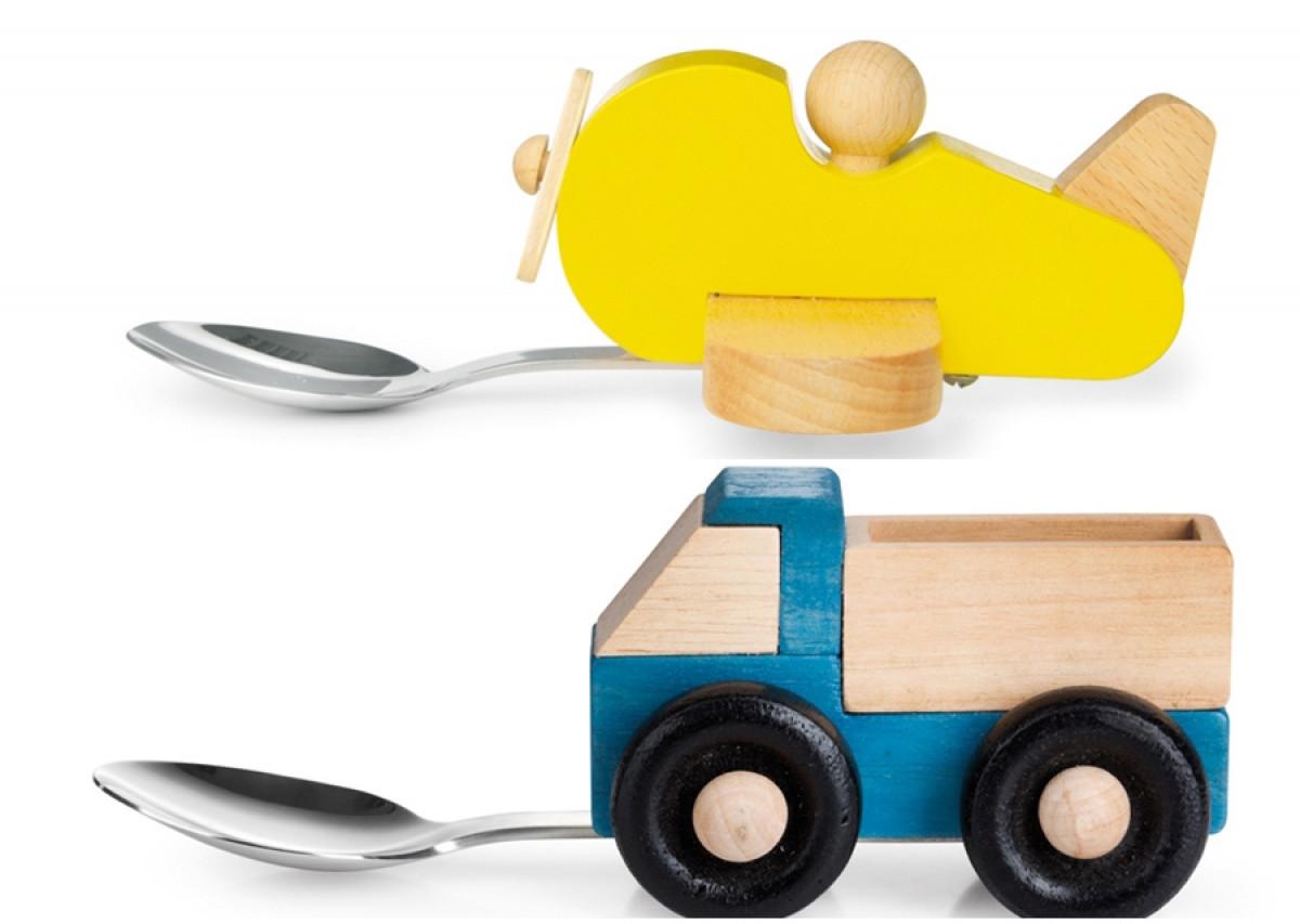 Неповторими - детски прибори от дърво и метал