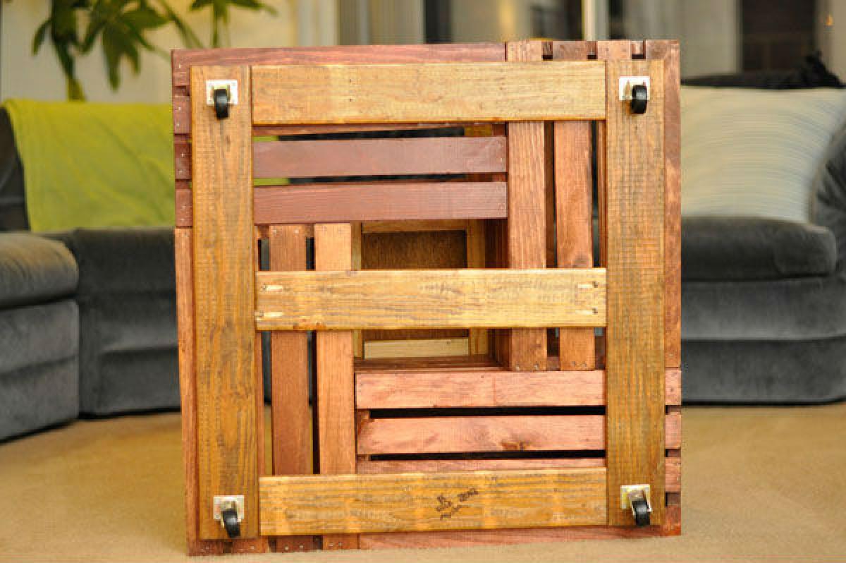 Кафе масичка от дървени щайги - стъпка 5