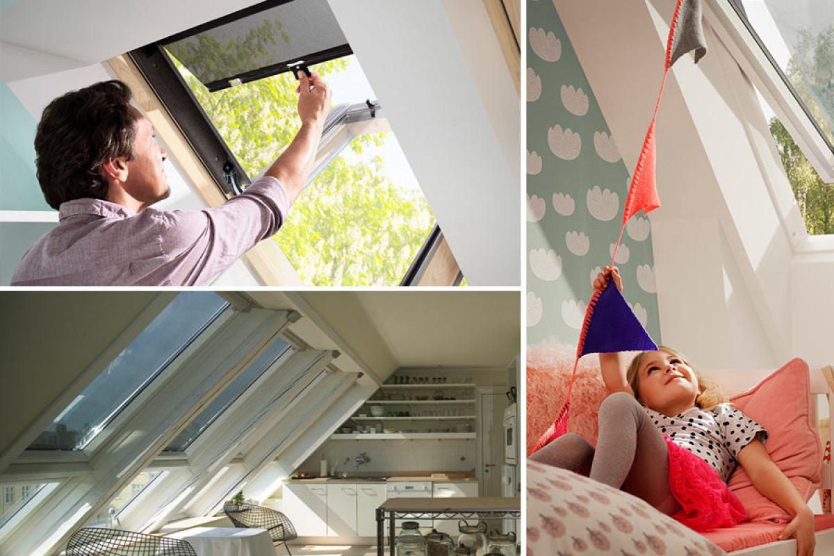 Защо външните сенници VELUX са отлична инвестиция за вашата мансарда