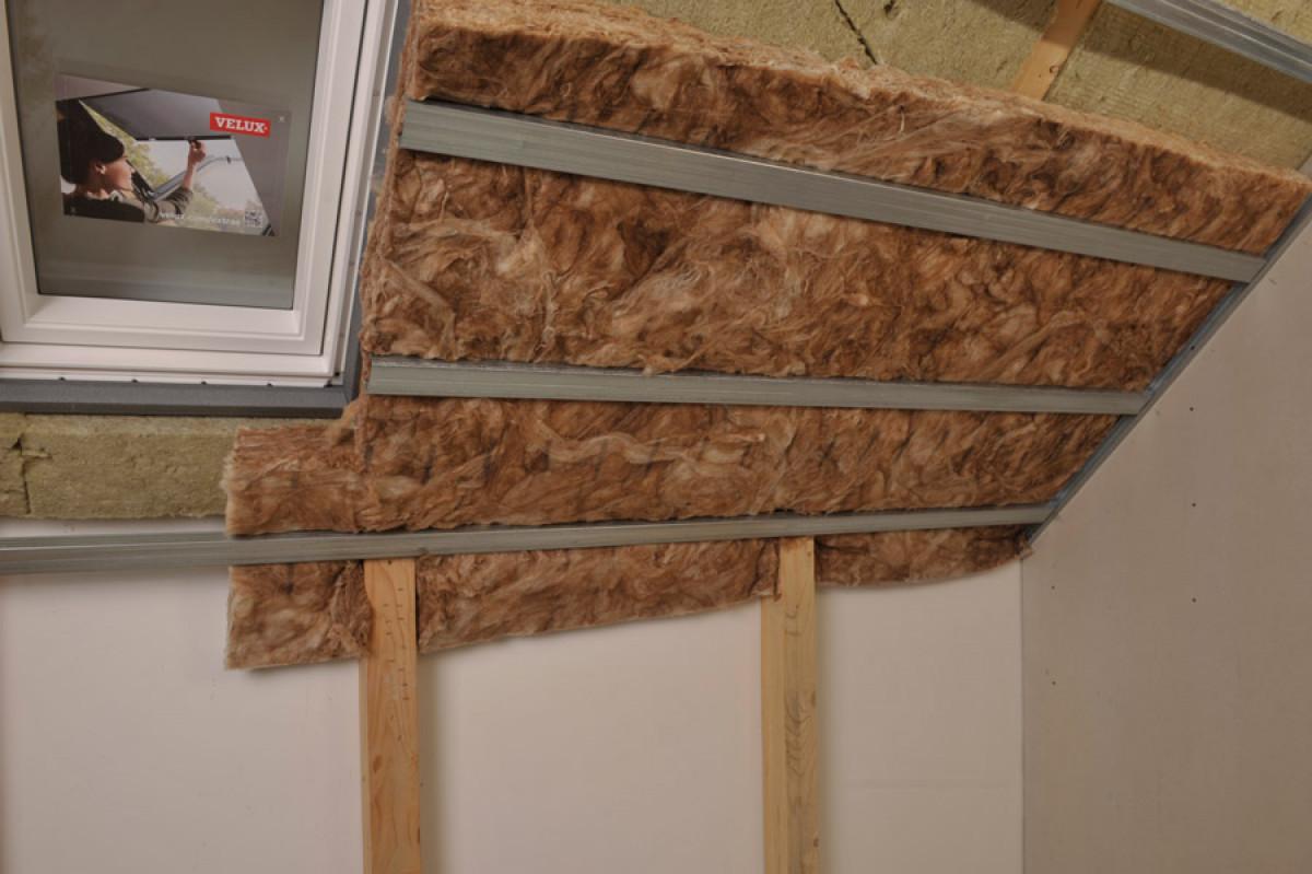 Вътрешното топлоизолиране на покрива