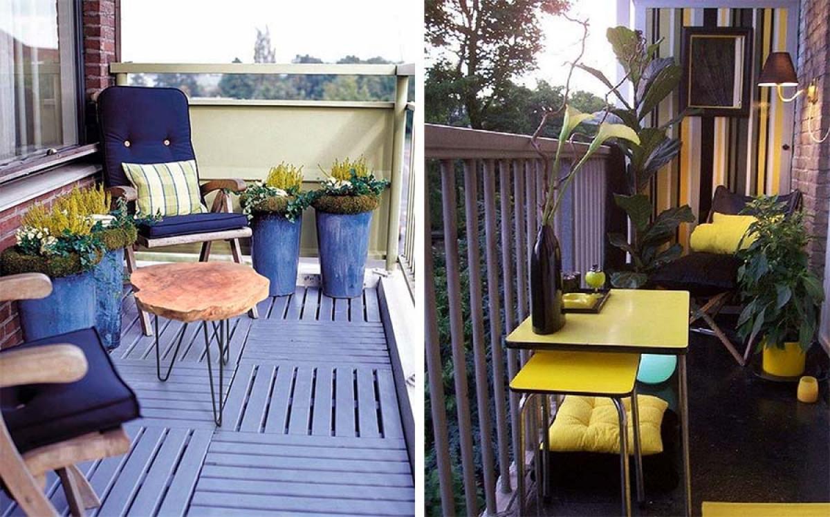 Мебели за малък балкон