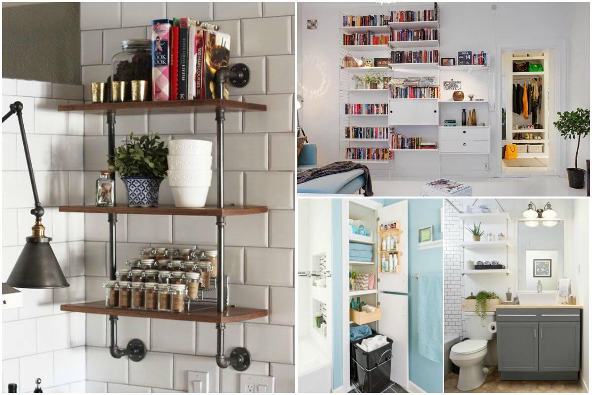 Мултифункционални етажерки, които ще преобразят малкото пространство у дома