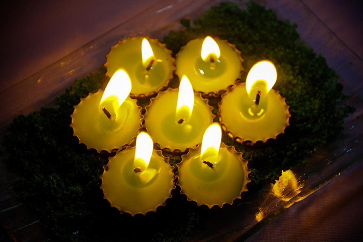 Създайте си сами чаровни чаени свещи