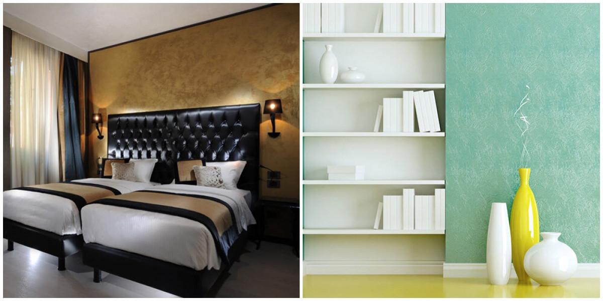 Перлените мазилки позволяват невероятни декоративни ефекти