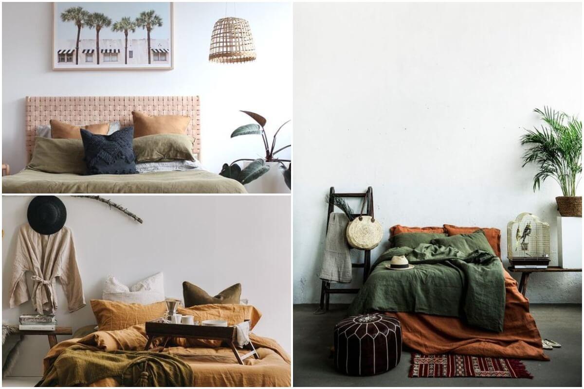 Пастелно зелено и светло кафяво