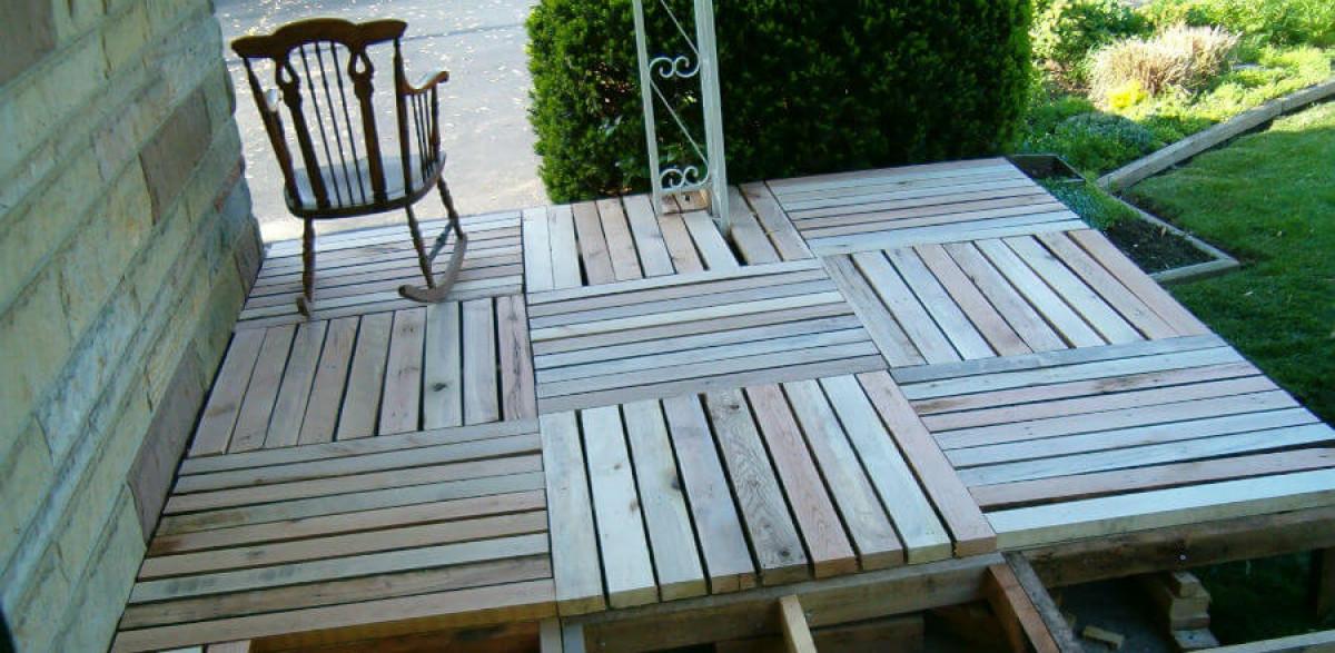 Веранда от палети