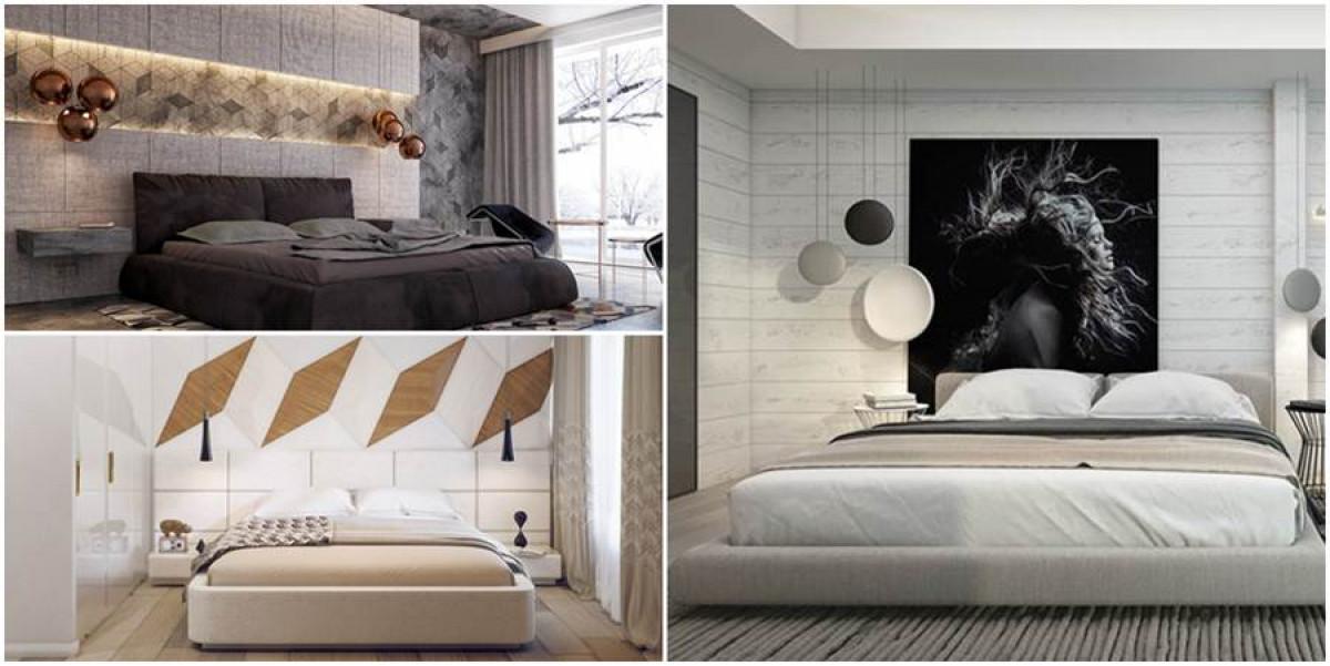 Уникални идеи за акцентиране върху стените в спалнята