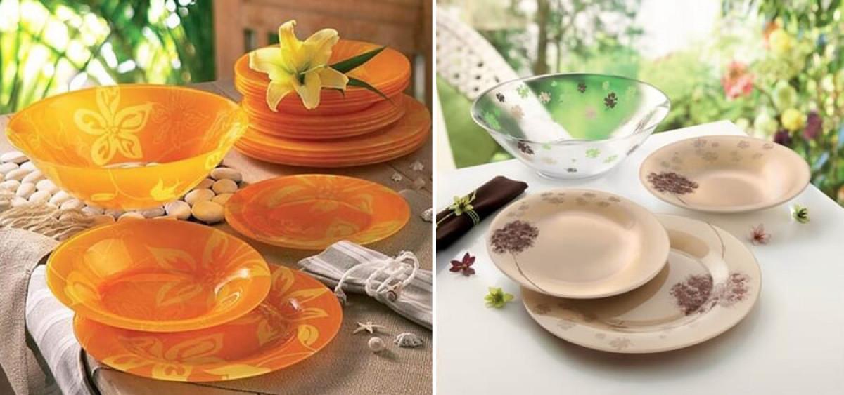 Стъклен сервиз за хранене