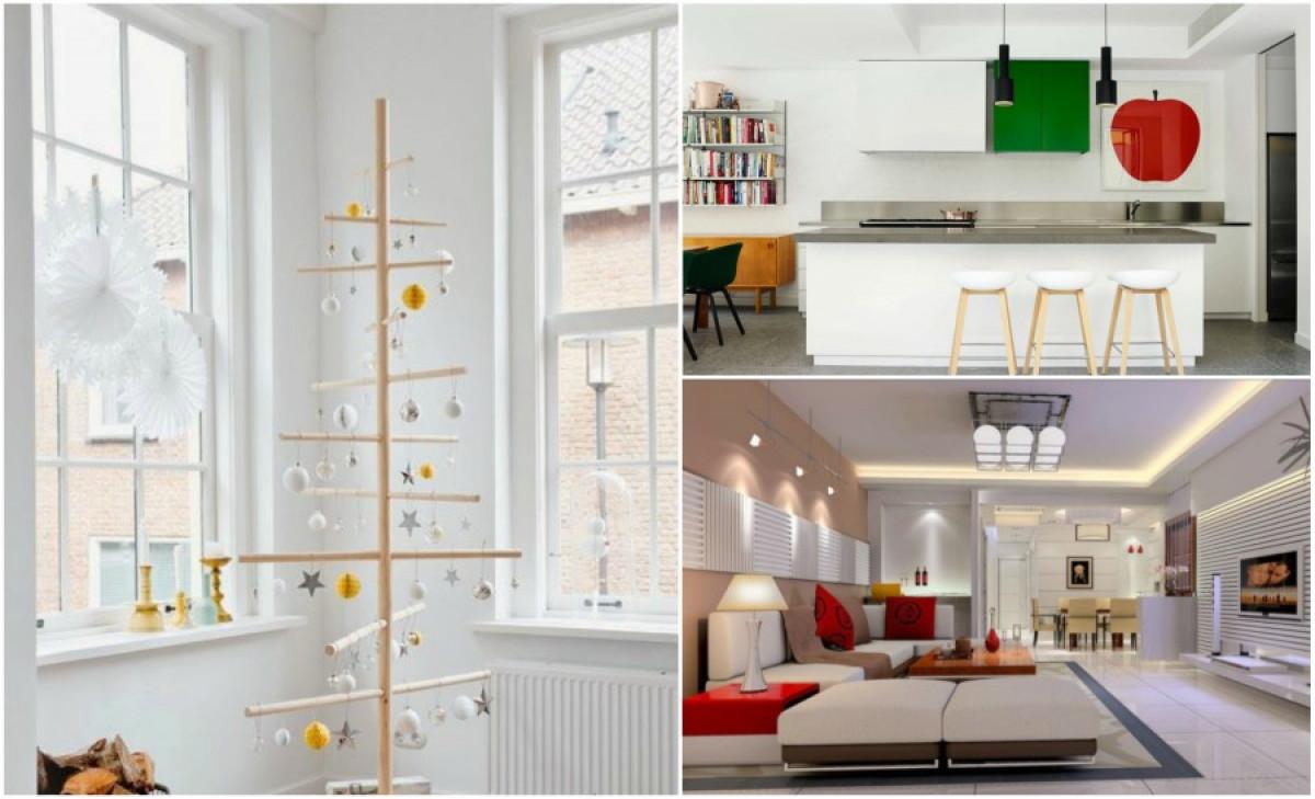 Коледна украса за минималистичен интериор