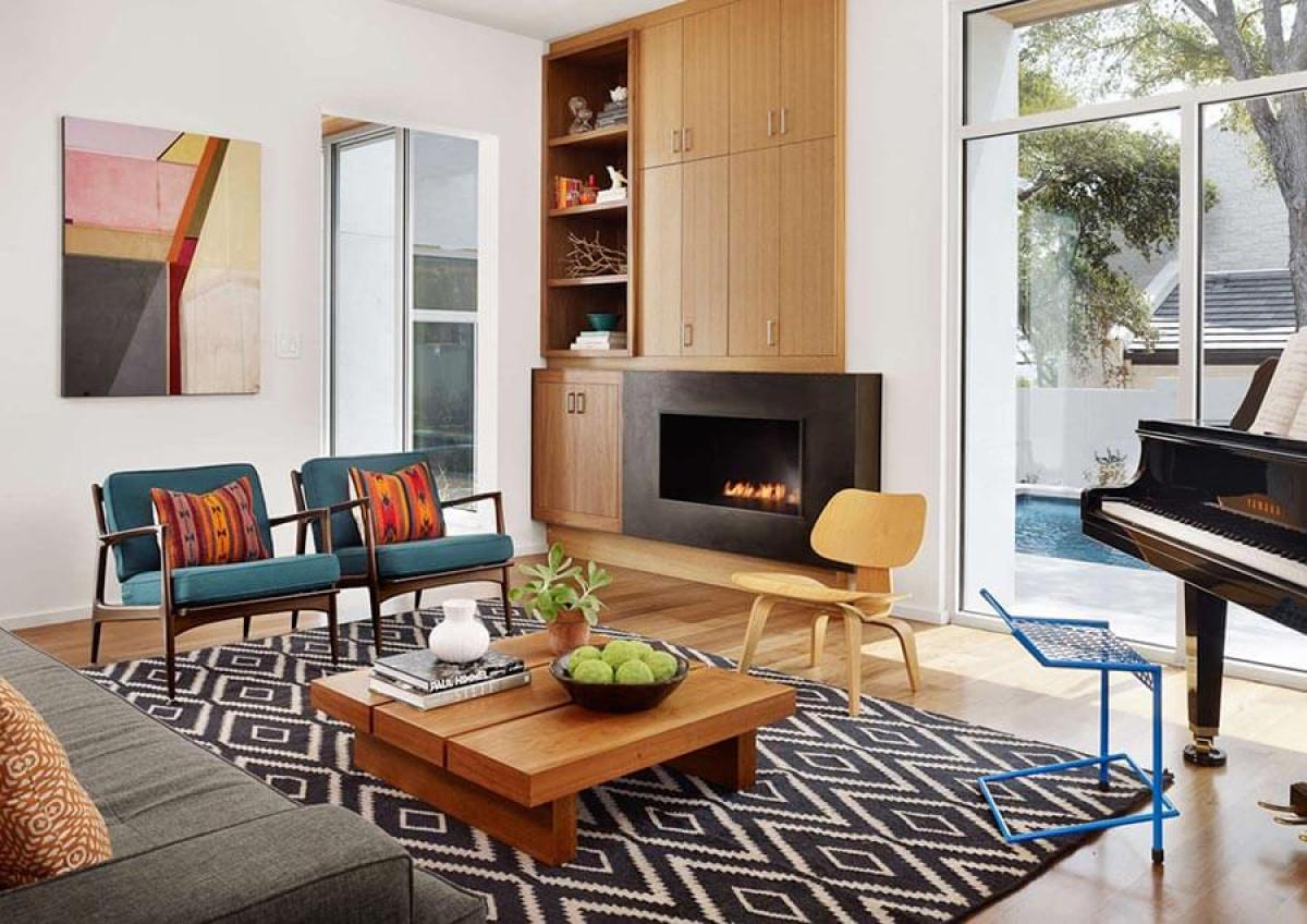 Помислете за интегрирането на текстури в интериора