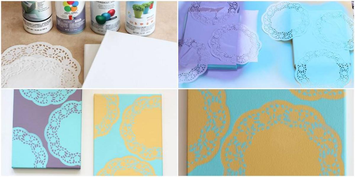 Спрей-боята идва на помощ за създаването на красива мандала