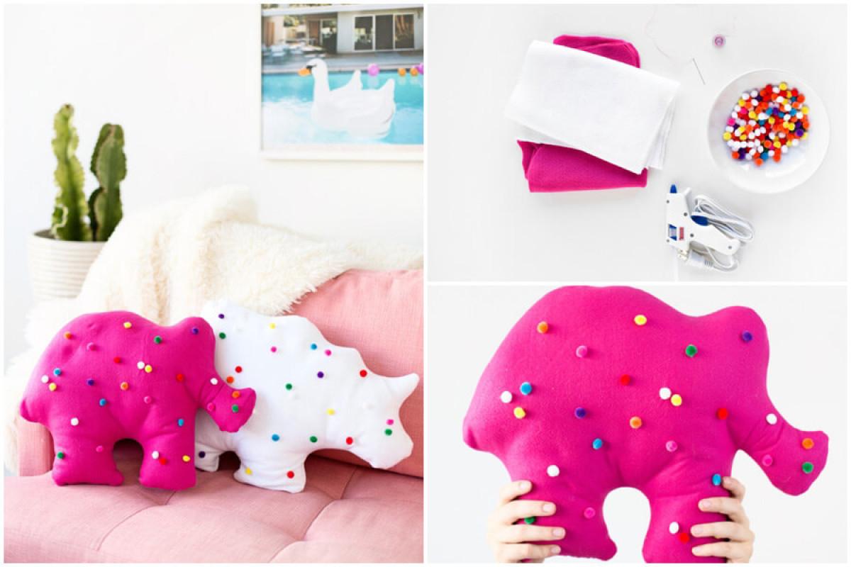 Възглавнички под формата на причудливи животни - защо не?