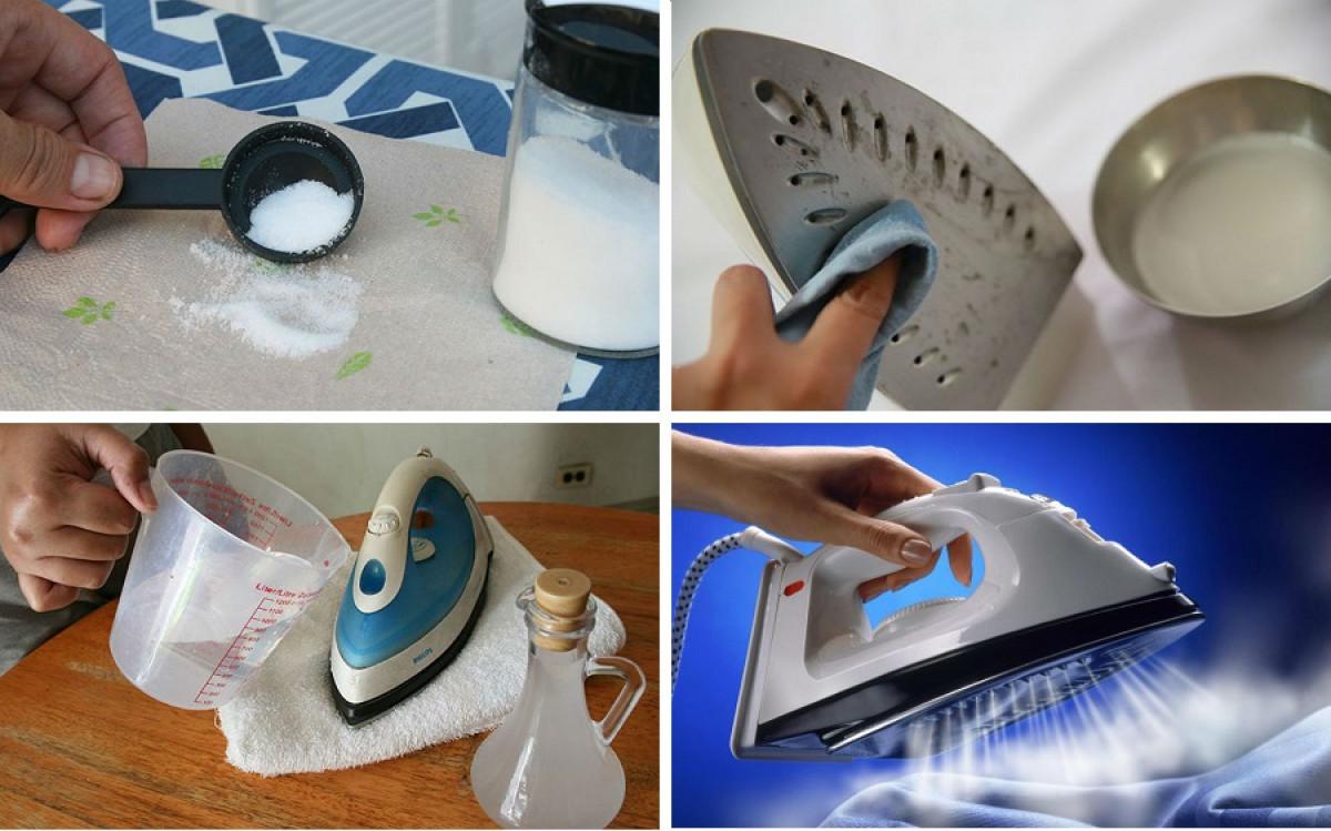 Как да почистим ютията в две лесни стъпки?