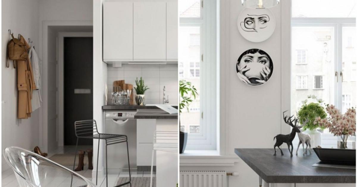 Дневна и кухня в едно неразривно цяло