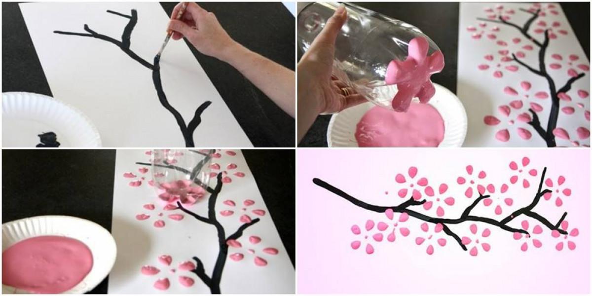 Пролетна клонка в три лесни стъпки