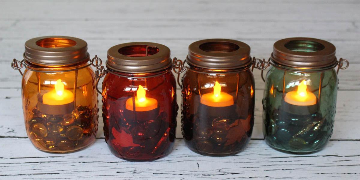 Свещ в бурканче от бебешка храна