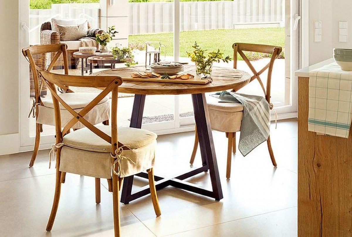 Рустик стил в трапезарията