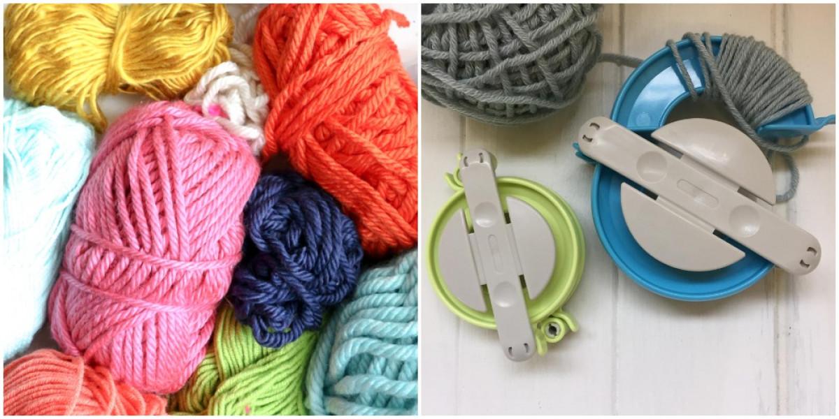 Необходими материали за възглавница от помпони